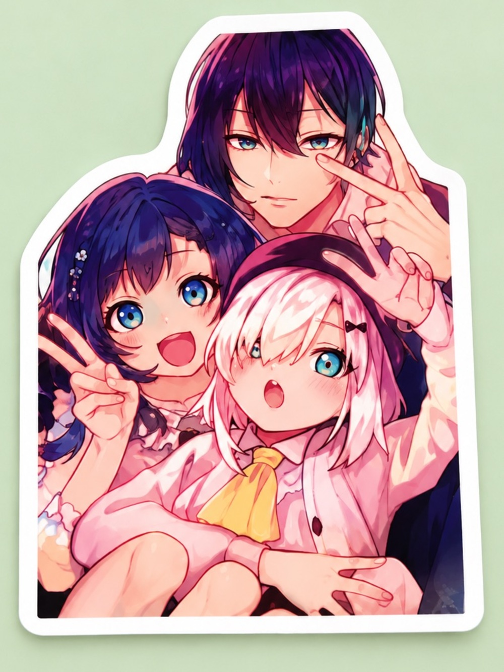 Ruby Aqua & Tsukuyomi Oshi no Ko Anime Vinyl Sticker